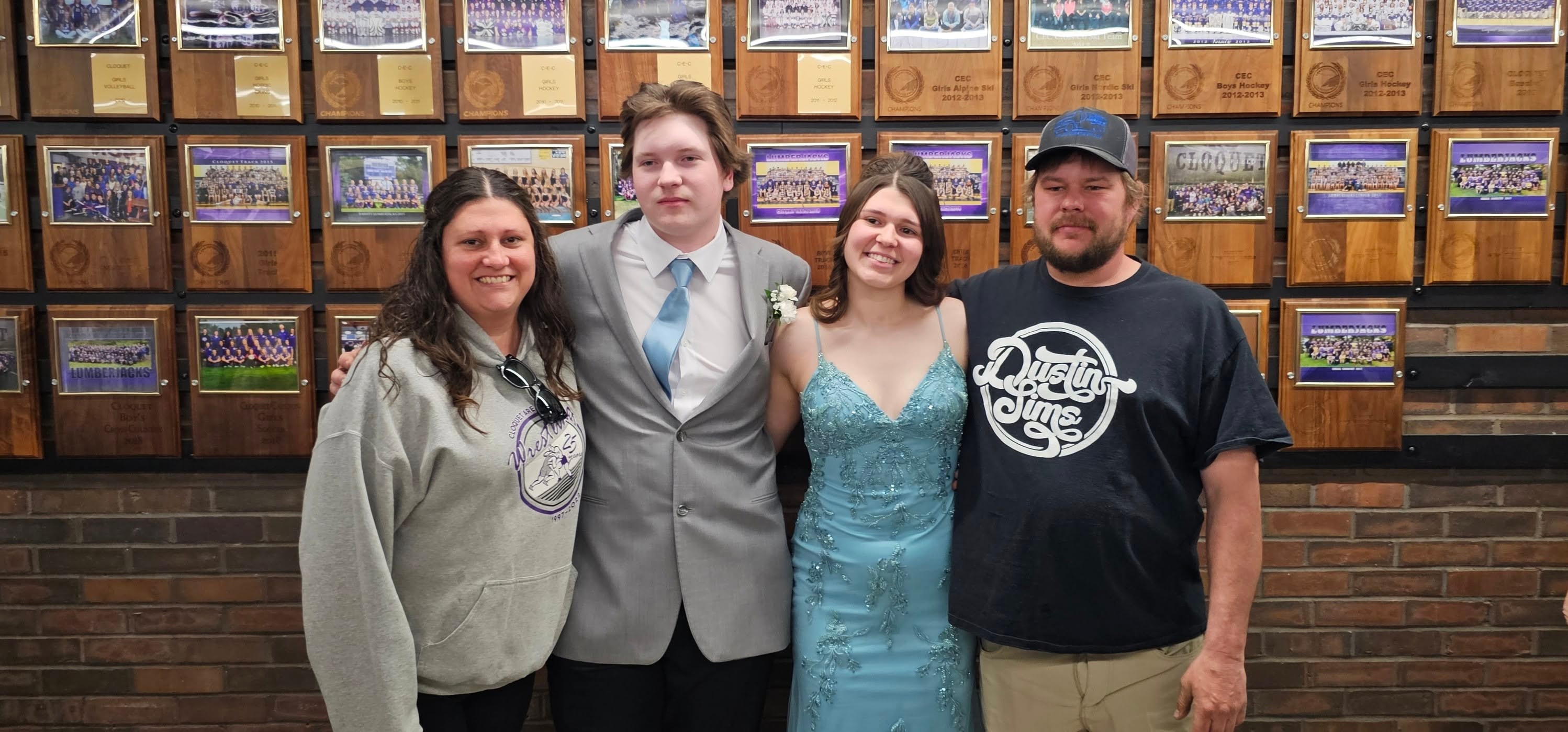 Family celebrating a special occasion together
